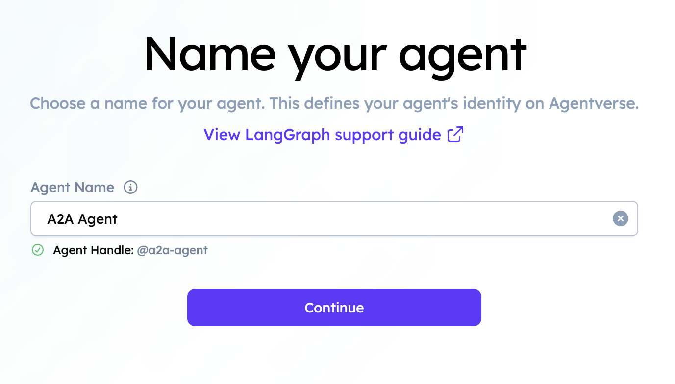 Name the A2A agent