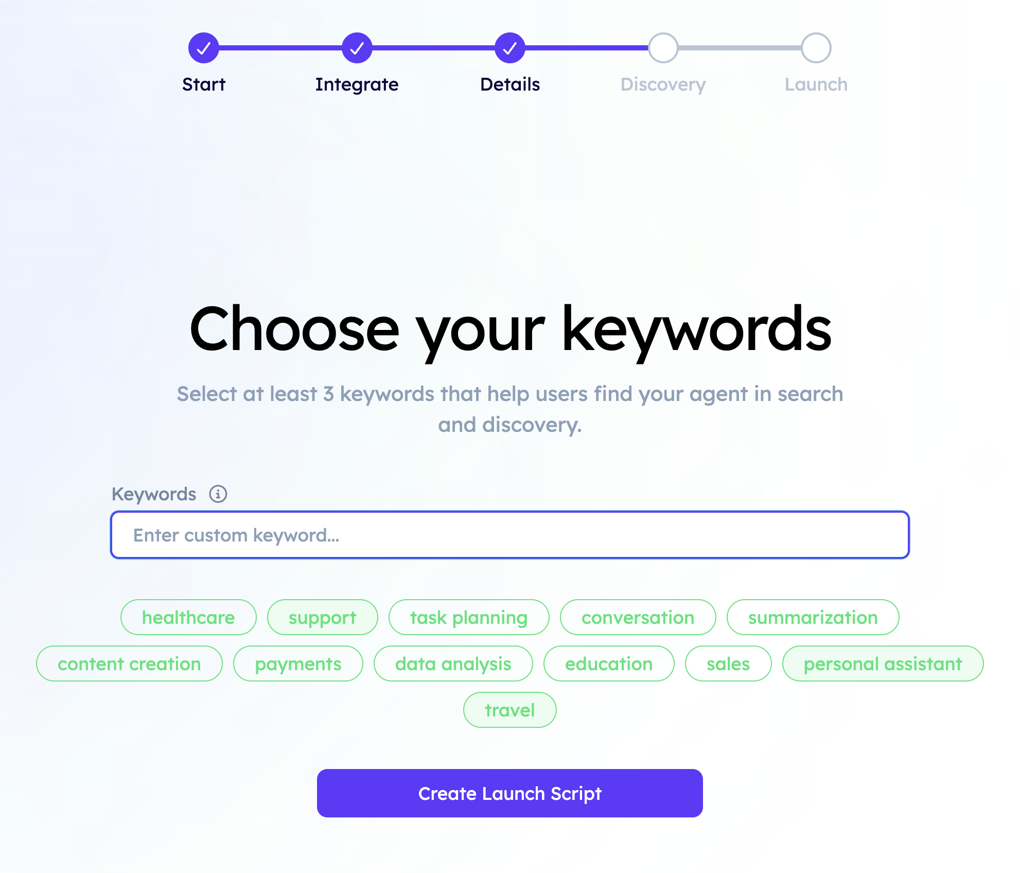 Add A2A discovery keywords