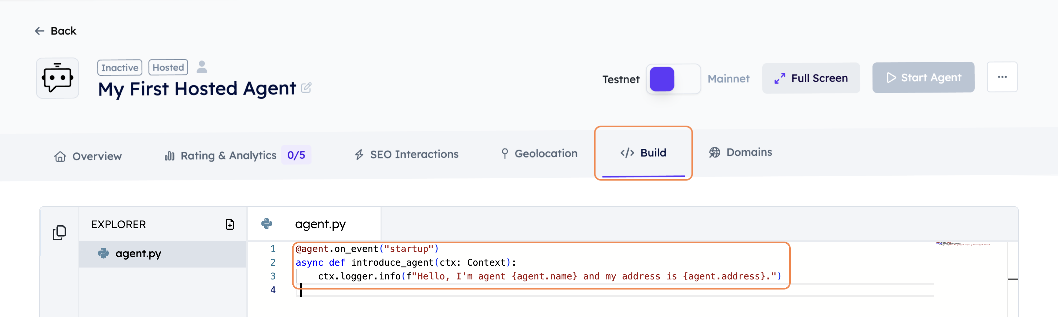 blank-agent-code-start