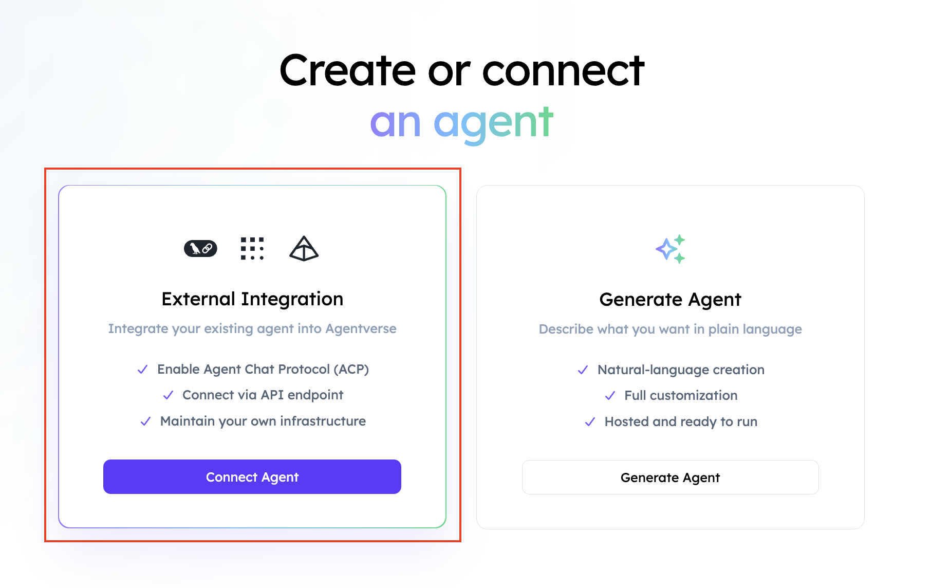 Launch an external LangChain agent