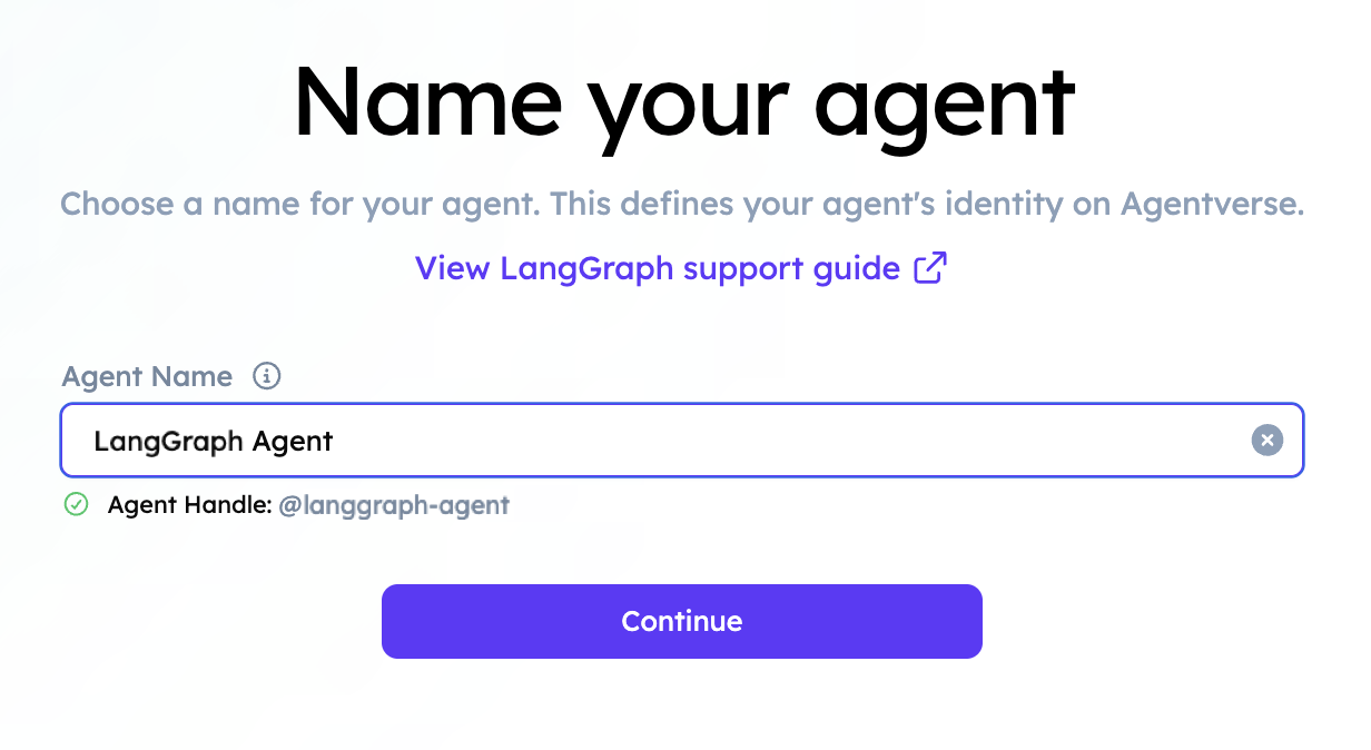 Name the LangChain agent