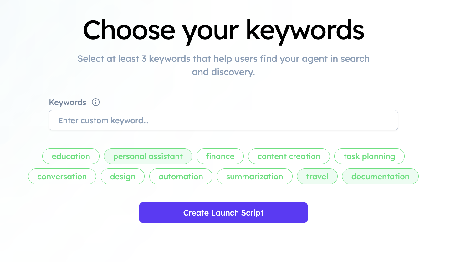 Add LangChain discovery keywords