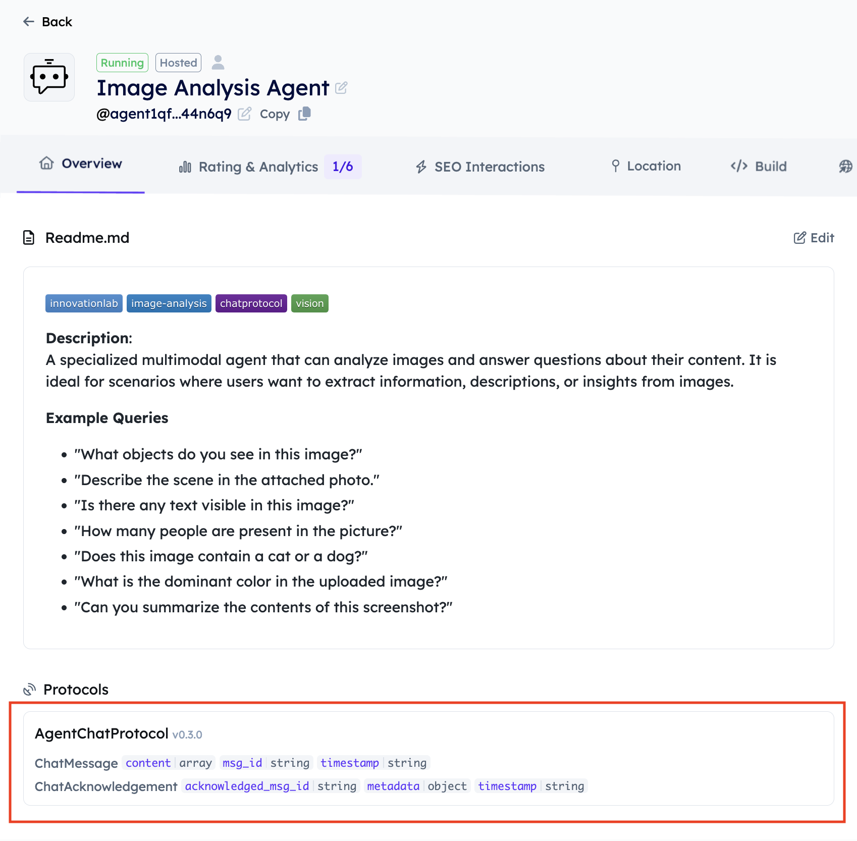 Chat Protocol version