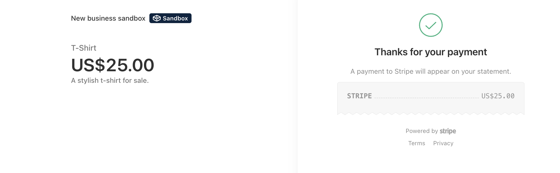 Stripe Agent payment